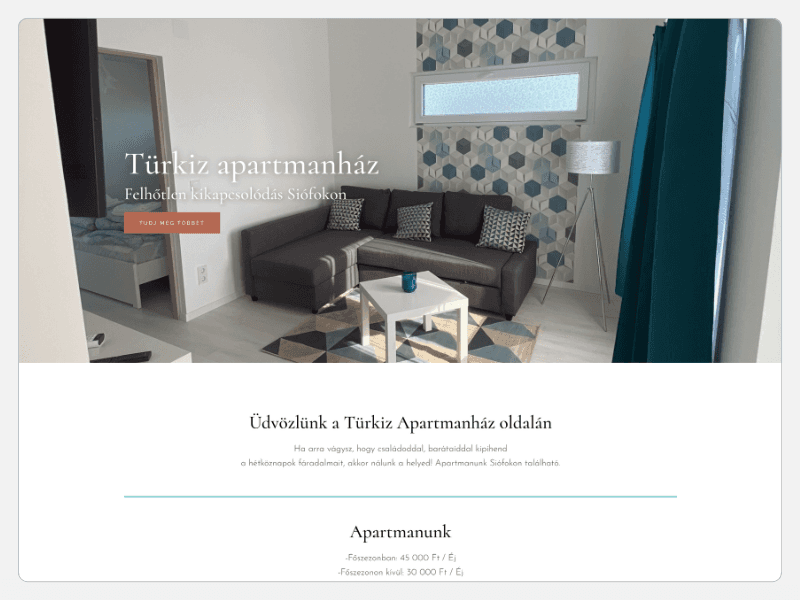 SOGapartman.hu - Weboldal